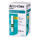 accu chek active blood glucose 50 test strips