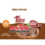 Mrs Taste Zero Sugar Spreads, High-Protein, Gluten-Free, Healthy Dessert & Snack Option with CoQ10 Chocolate Hazelnut 160 gm