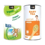 Babio Organic Fennel instant baby Tea + Chamomile Baby Tea – Gentle Herbal Tea for Infants